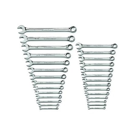 Gearwrench WRENCH SET COMBO 6 PT SAE/MET FUL POL 28 GWR81923